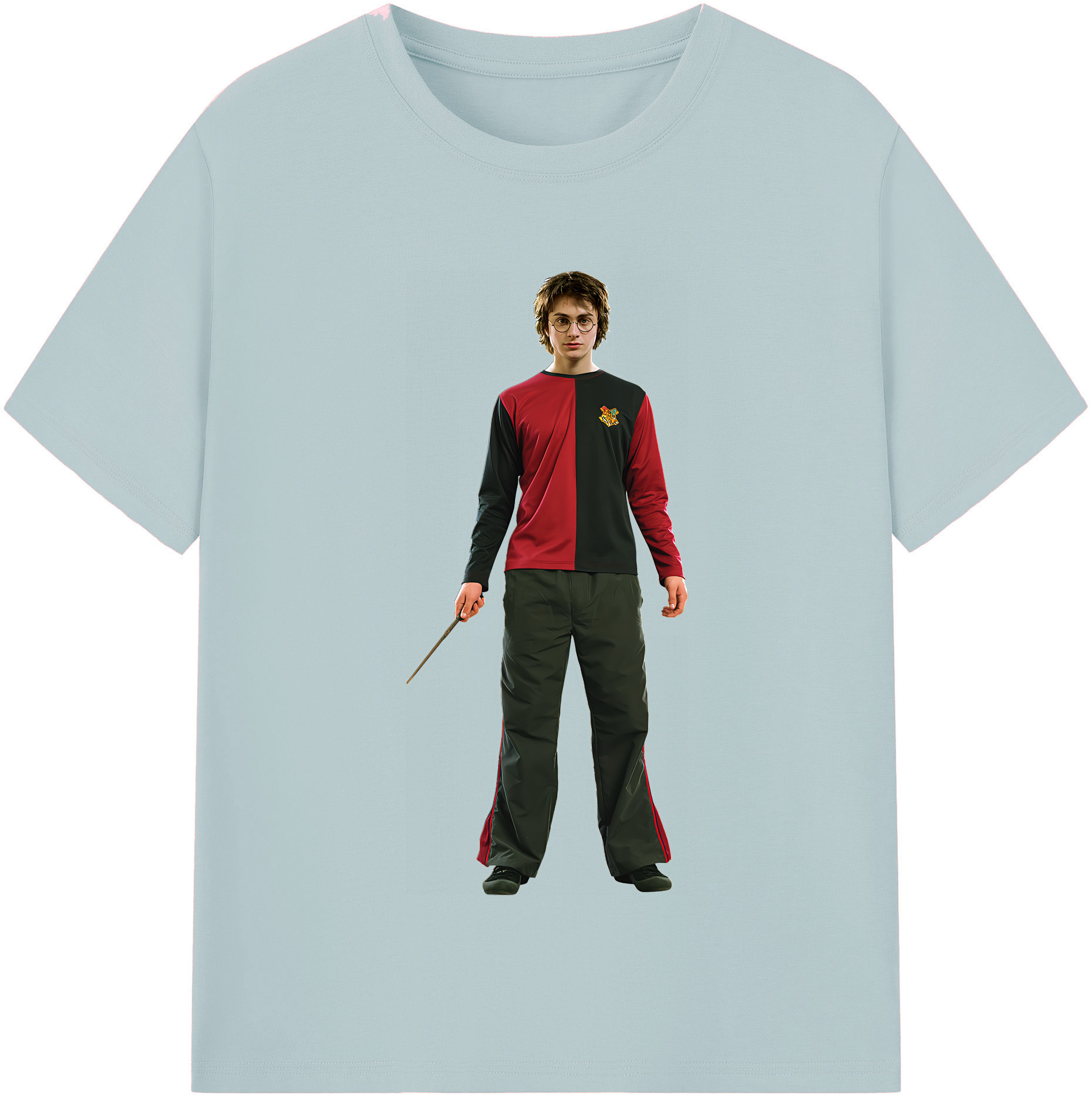 （画像用） Harry Potter ハリー・ポッターシリーズ 綿100％半袖Tシャツ（フロントプリント）